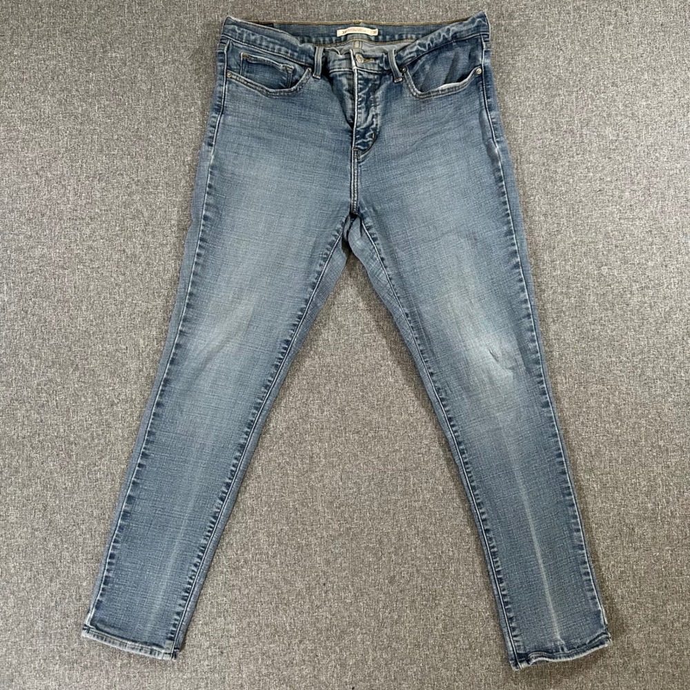 Levis 311 Shaping Skinny Jeans Womens 31 Blue Denim Mid Rise Stretch Pants